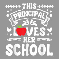 This Principal Loves Her School   Headmistress Headmaster T Shirt Women's V-neck T-shirt | Artistshot