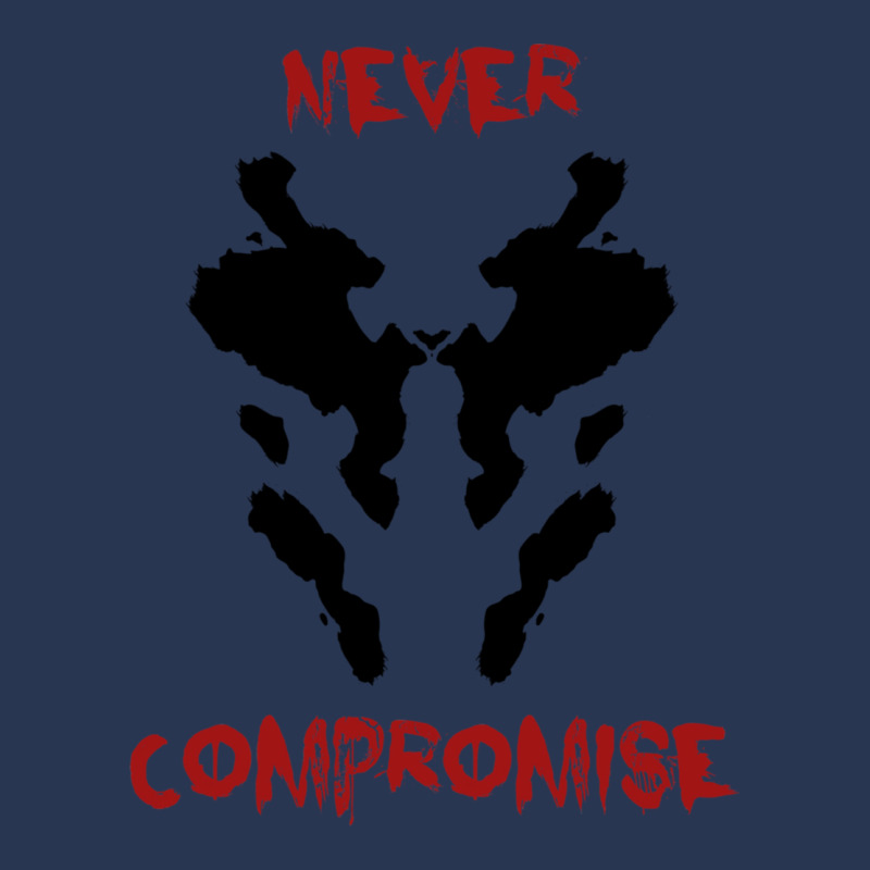 Never Compromise Rorschach Watchmen Ladies Denim Jacket by STEVERAMER | Artistshot