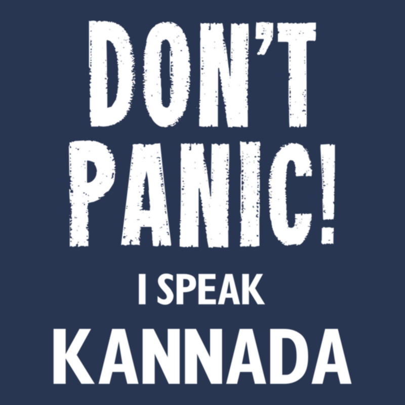 Dont Panic! I Speak Kannada Ladies Denim Jacket by cm-arts | Artistshot