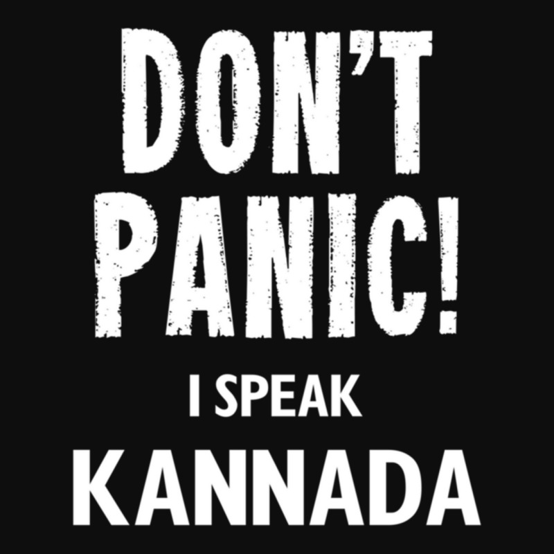 Dont Panic! I Speak Kannada Crop Top by cm-arts | Artistshot