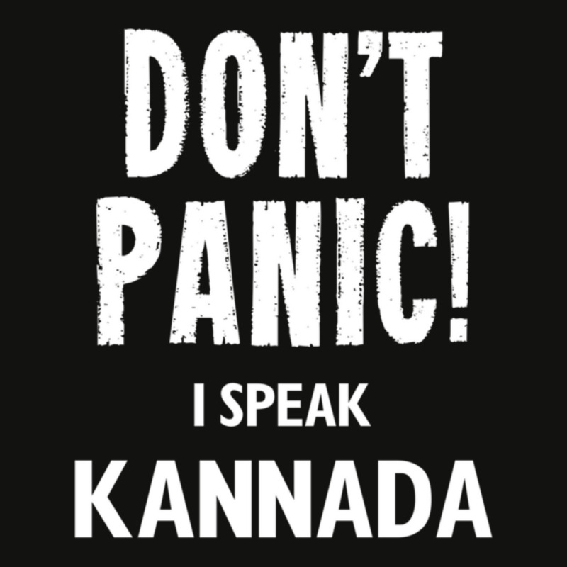 Dont Panic! I Speak Kannada Scorecard Crop Tee by cm-arts | Artistshot