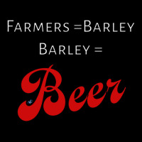 Farmers = Barley, Barley = Beer Adjustable Cap | Artistshot