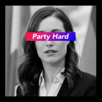 Party Hard Finnish Prime Minister Sanna Marin Kids Cap | Artistshot