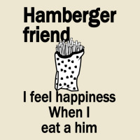 Hamberger Friend I Feel Happiness When I Eat A Him Funny Engrish Cropped Hoodie | Artistshot