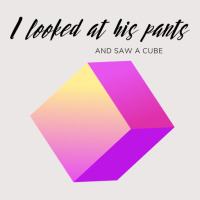 His Pants Had A Cube - Weird Funny Bad Translation Pocket T-shirt | Artistshot