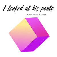 His Pants Had A Cube - Weird Funny Bad Translation 3/4 Sleeve Shirt | Artistshot