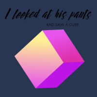 His Pants Had A Cube - Weird Funny Bad Translation Men Denim Jacket | Artistshot