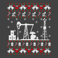 Merry Fracking Christmas Oilfield Oil Ugly Christmas Sweater Long Slee Vintage T-shirt | Artistshot