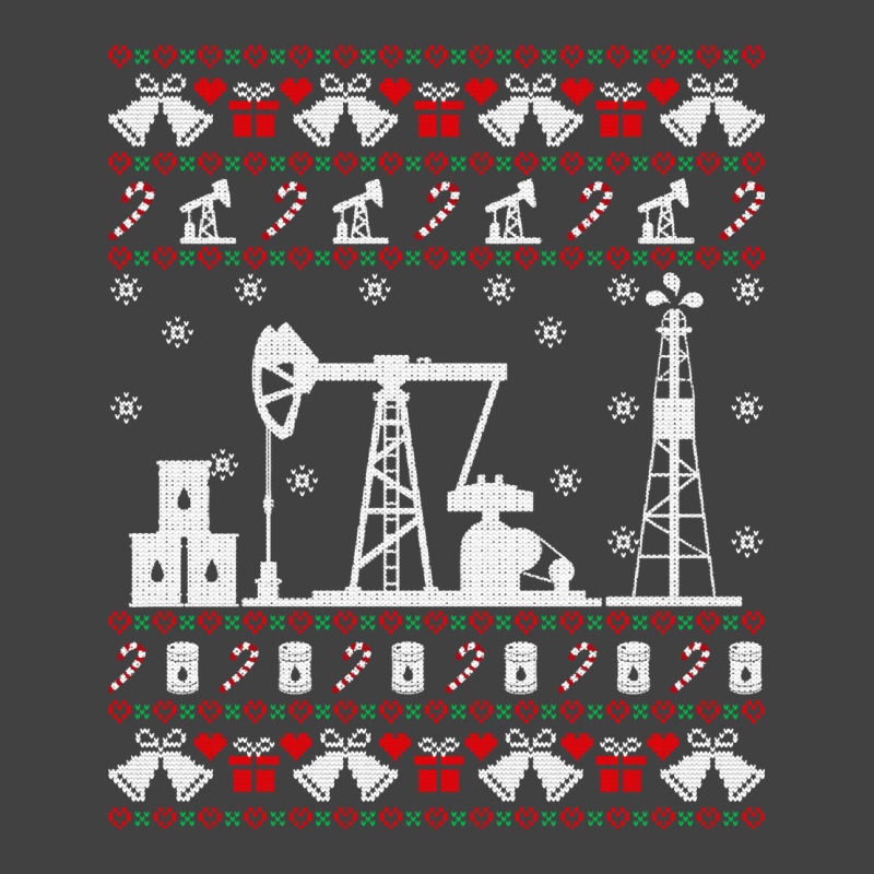 Merry Fracking Christmas Oilfield Oil Ugly Christmas Sweater Long Slee Vintage T-shirt | Artistshot