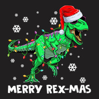 Merry Rexmas Funny Santa Dinosaur Christmas Pajamas Family Premium T S T-shirt | Artistshot