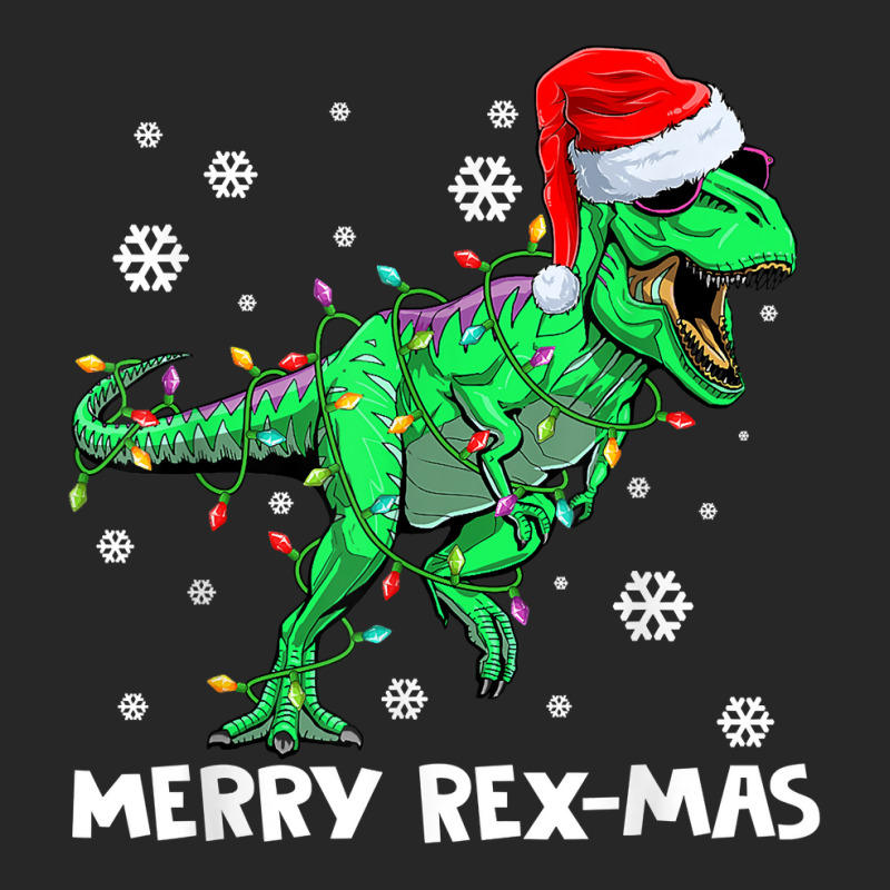 Merry Rexmas Funny Santa Dinosaur Christmas Pajamas Family T Shirt Men's T-shirt Pajama Set | Artistshot