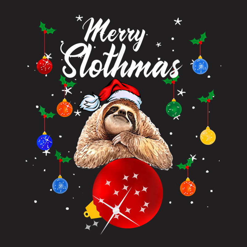 Merry Slothmas Christmas Pajama Cute Sloth Team Trending T Shirt T-shirt | Artistshot