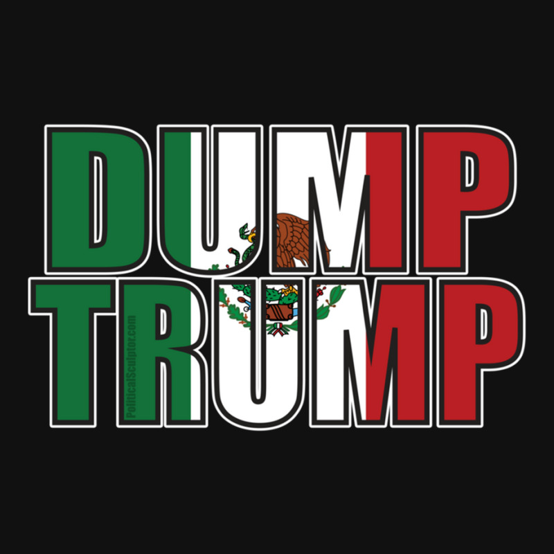 Dump Trump Mexican Flag Round Patch | Artistshot