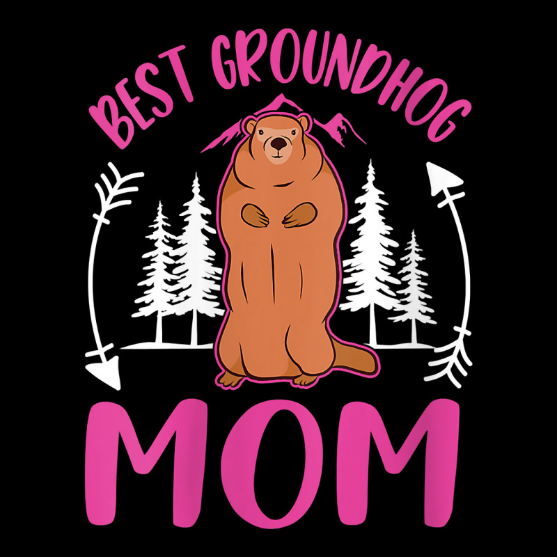 Womens Best Groundhog Mom Ever Marmot Groundhog Mom V Neck T Shirt Adjustable Cap by cm-arts | Artistshot