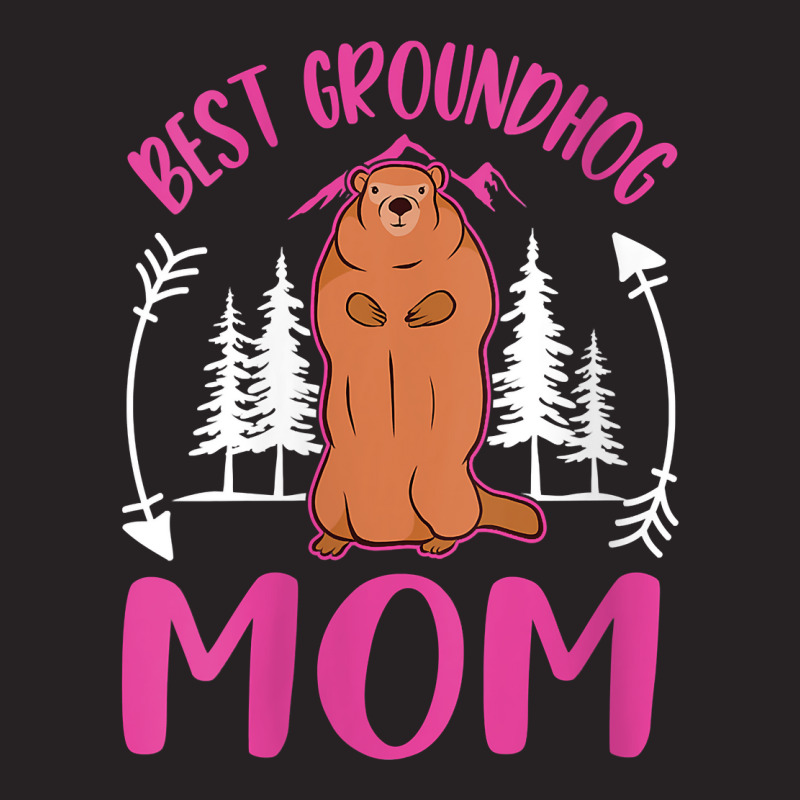 Womens Best Groundhog Mom Ever Marmot Groundhog Mom V Neck T Shirt Vintage Cap by cm-arts | Artistshot