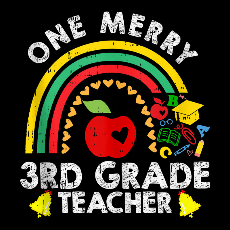 One Merry Third Grade Teacher Christmas Pajama Cute 3rd Xmas Tank Top Zipper Hoodie | Artistshot