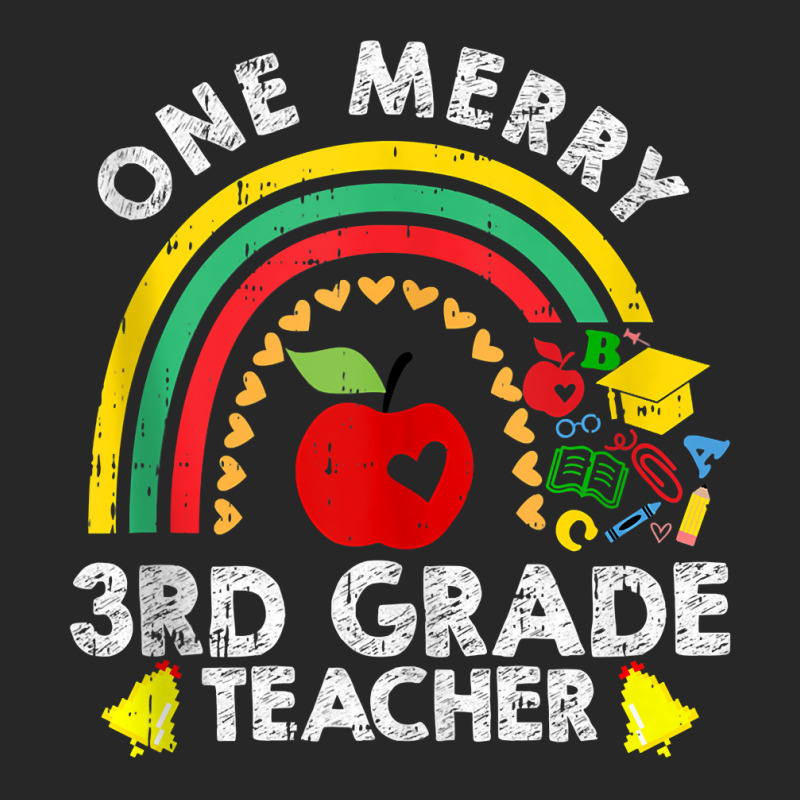 One Merry Third Grade Teacher Christmas Pajama Cute 3rd Xmas Tank Top Men's T-shirt Pajama Set | Artistshot