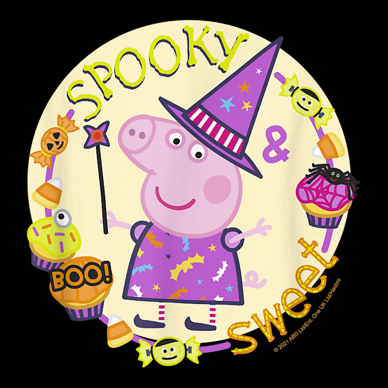 Peppa Pig Halloween Spooky Sweet T Shirt Men's 3/4 Sleeve Pajama Set | Artistshot