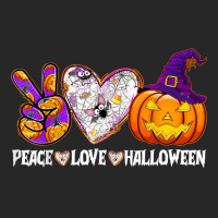 Pumpkin Witch Hat Trick Or Treat Peace Love Halloween T Shirt Men's T-shirt Pajama Set | Artistshot