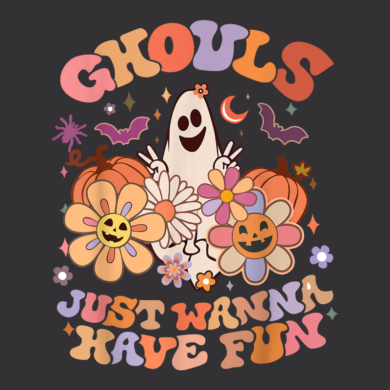 Retro Groovy Halloween Women Men Ghouls Just Wanna Have Fun T Shirt Vintage Short | Artistshot