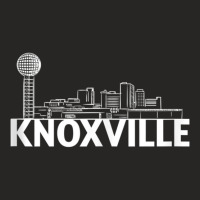 Knoxville Tennessee Usa City Skyline Silhouette Outline Tank Top Ladies Fitted T-shirt | Artistshot