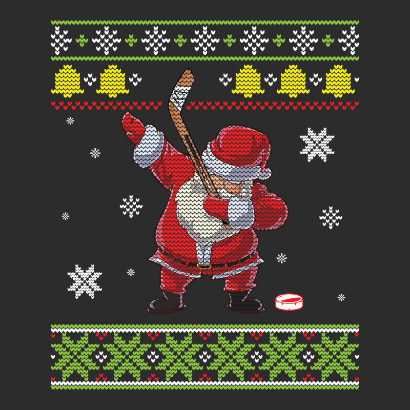 Santa Claus Dabbing Playing Hockey Around Snow Merry Xmas Long Sleeve Exclusive T-shirt | Artistshot