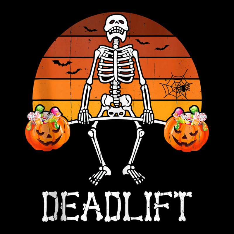 Skeleton Dead Lift Candy Buckets Gym Workout Halloween Tank Top Men's Long Sleeve Pajama Set | Artistshot