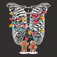 Skeleton Heart Rib Cage X Ray Gingerbread Christmas Lights T Shirt Champion Hoodie | Artistshot