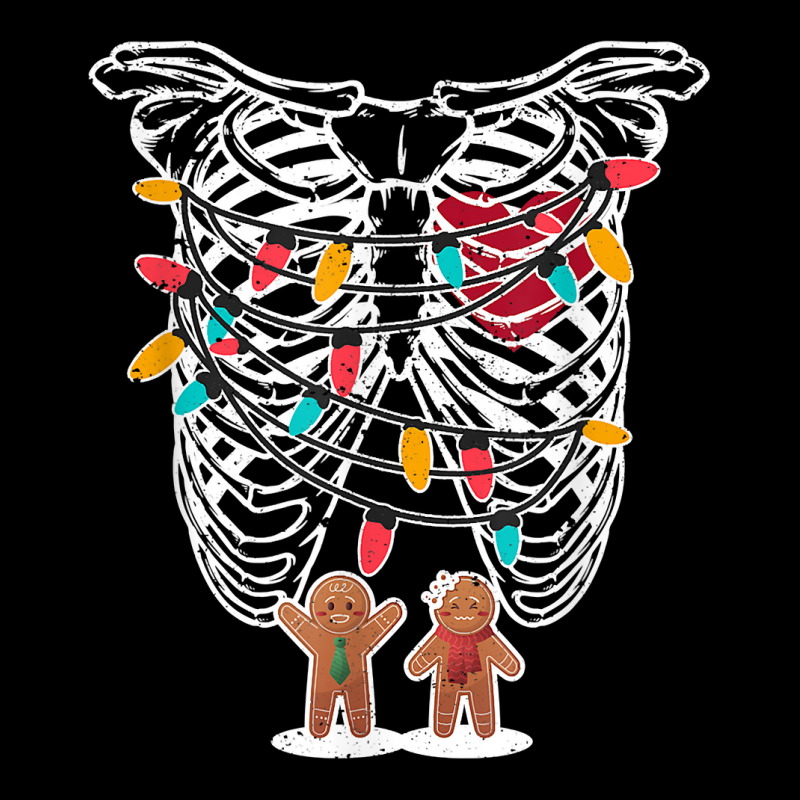 Skeleton Heart Rib Cage X Ray Gingerbread Christmas Lights T Shirt Unisex Jogger | Artistshot