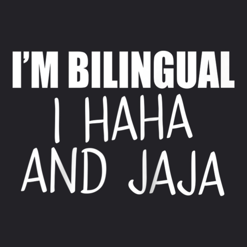 Im Bilingual I Haha And Jaja Funny Raglan Baseball Tee Youth Tee by cm-arts | Artistshot