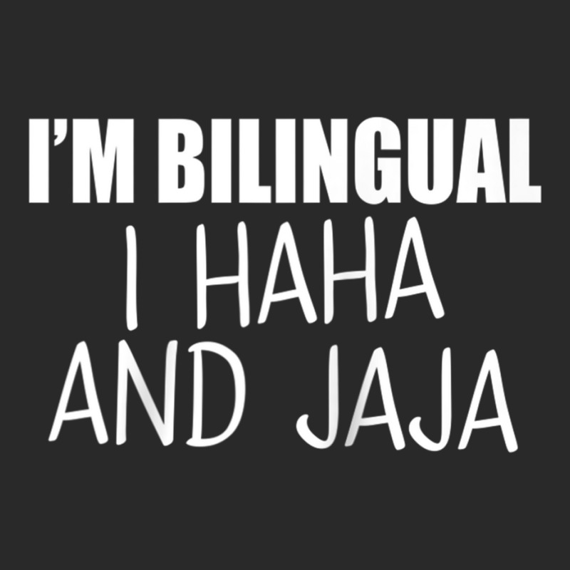 Im Bilingual I Haha And Jaja Funny Raglan Baseball Tee Toddler T-shirt by cm-arts | Artistshot