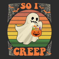 So I Creep Retro Halloween Spooky Vibes Trick Or Treat Ghost Sweatshir Exclusive T-shirt | Artistshot