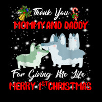 Thanks Mom And Dad And Merry First Christmas To Dog Love T Shirt Unisex Jogger | Artistshot