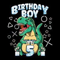 5th Birthday Boy Video Games Gamer Gaming 5 Year Old T Shirt Pocket T-shirt | Artistshot