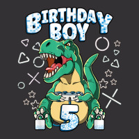 5th Birthday Boy Video Games Gamer Gaming 5 Year Old T Shirt Vintage Short | Artistshot