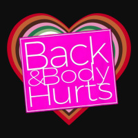 Back And Body Hurts Funny Yoga Work Out Crop Top | Artistshot