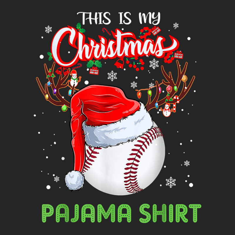 This Is My Christmas Pajama Shirt Baseball Gift Lover T Shirt Unisex Hoodie | Artistshot