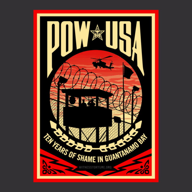 Pow Usa Guantanamo Bay Vintage Hoodie | Artistshot