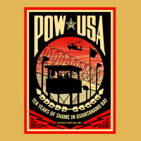 Pow Usa Guantanamo Bay Vintage Hoodie And Short Set | Artistshot