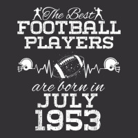 71 Year Old Birthday In July 1953 Best Football Players T Shirt Vintage Hoodie And Short Set | Artistshot