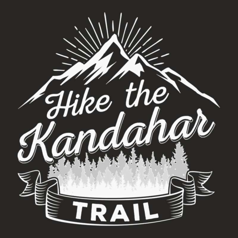 Wanderung Kandahar Trail Funny Afghanistan Patrol Gear Ladies Fitted T-Shirt by cm-arts | Artistshot