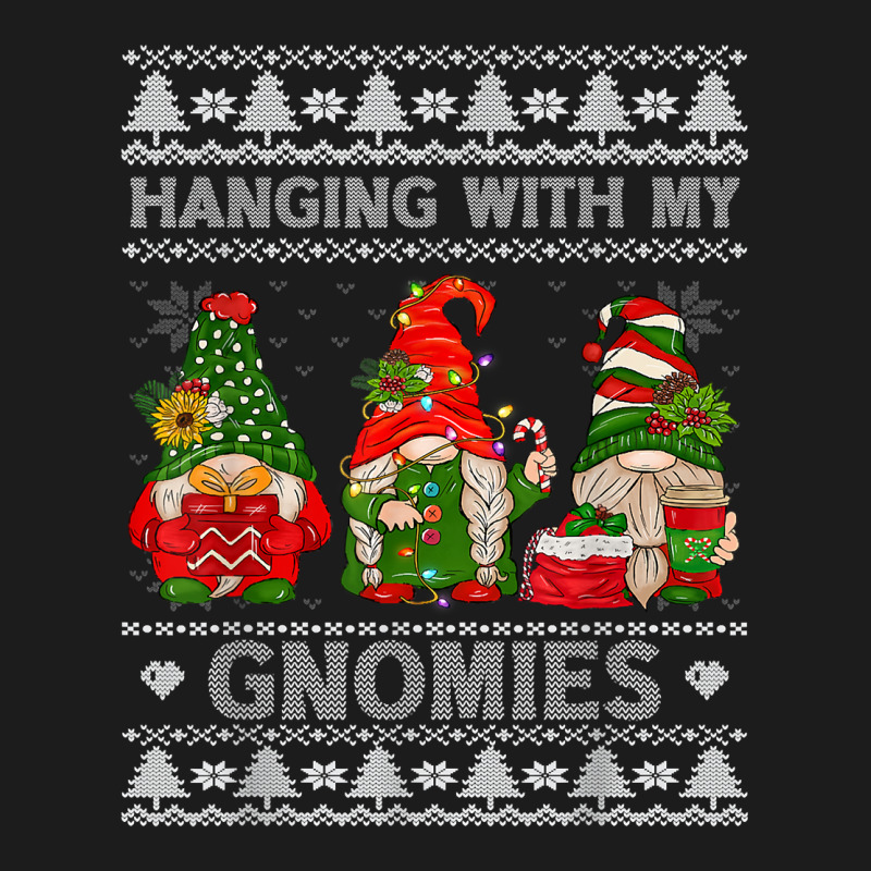 Hanging With My Gnomies Christmas Cute Gnomes Ugly Sweater T Shirt Hoodie & Jogger Set | Artistshot