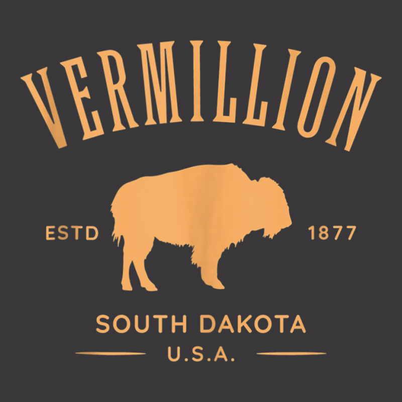 Vermillion South Dakota Bison Design Tank Top Ladies Curvy T-Shirt by cm-arts | Artistshot