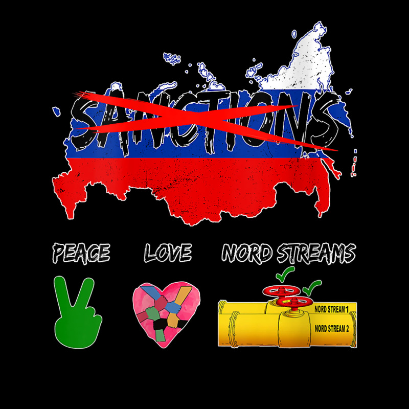 Womens Peace Love And Nord Streams Remove All Sanctions On Russia V Ne Legging by cm-arts | Artistshot