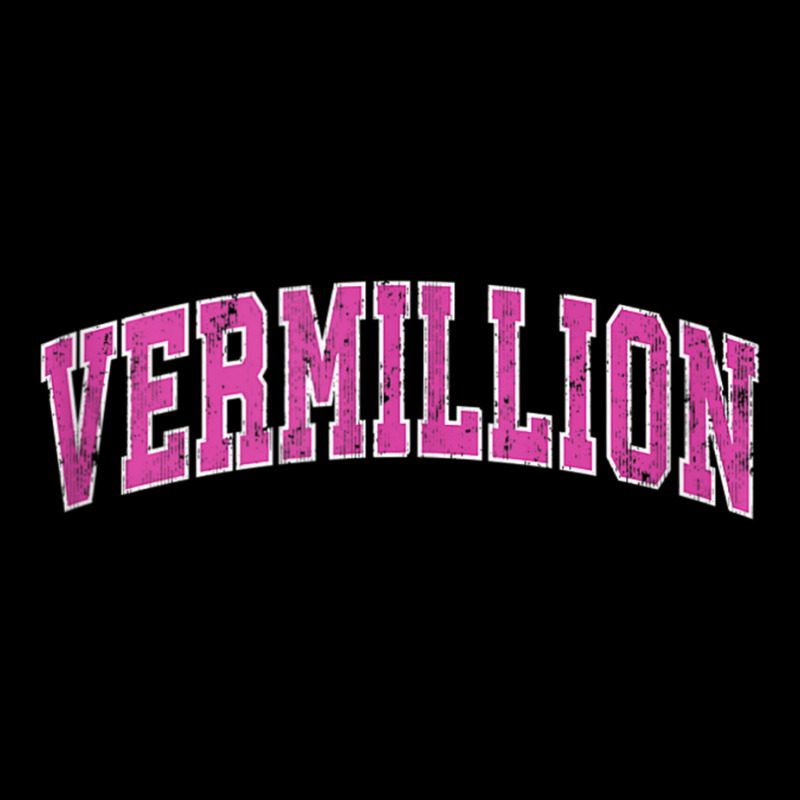 Vermillion South Dakota Sd Vintage Sports Design Pink Design Tank Top Toddler Sweatshirt by cm-arts | Artistshot