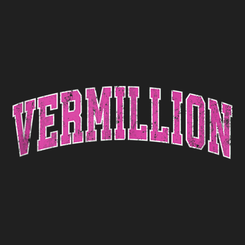 Vermillion South Dakota Sd Vintage Sports Design Pink Design Tank Top Ladies Polo Shirt by cm-arts | Artistshot