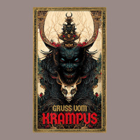 Merry Gruss Vom Krampus Greetings Tarot Christmas Devil T Shirt Vintage T-shirt | Artistshot