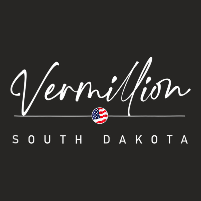 Vermillion, South Dakota Tank Top Ladies Fitted T-Shirt by cm-arts | Artistshot