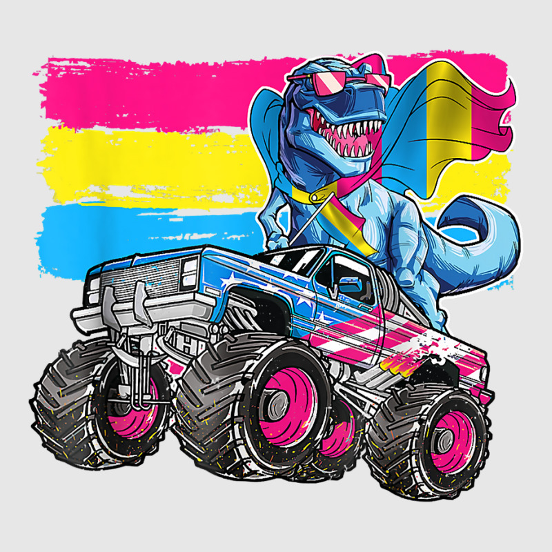 Pansexual Flag Dinosaur Monster Truck Gay Lgbt Pride T Shirt Unisex Jogger | Artistshot