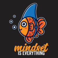 Cute Goldfish Mindset Is Everything Be A Goldfish Shark Fin T-shirt | Artistshot